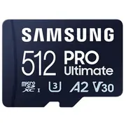 Karta Samsung Pro Ultimate Microsdxc 512 Gb Class 10 Uhs-I/U3 A2 V30 Mb-My512Sa/Ww  Mb-My512Sa/Ww/13114898 8806094957228