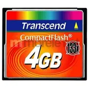 Karta Transcend 133X Compact Flash 4 Gb  Ts4Gcf133 0760557810308
