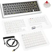 Klawiatura Ducky Outlaw 65 Gaming-, Barebone - Silver Iso  Pkou2367Ist-Iso02 4711394391600