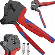 Knipex Crimping system pliers 97 43 66 Evo, crimping Red/Blue, for Mc4 Evo 2 solar connectors  4003773090014