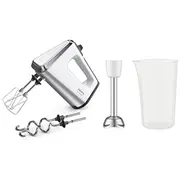 Krups hand mixer 3Mix 9000 Gn9121 White/Silver, 750 watts  3Mix9000 3016667247549 877998
