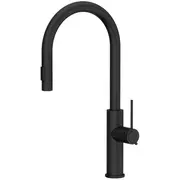 kuchenna Steiner Jennifer Q Line Slim Steelq bateria Pure carbon, z wyciąganą wylewką  prysznica Fiskars brak/15997932 5906954205568