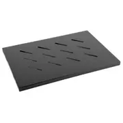 Lanberg 19 fixed shelf 1U/486X270Mm, max load capacity up to 120Kg  Ak-1001-B Black 5901969403572
