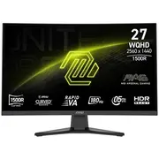 Msi Monitor Mag 275Cqf E18 27 inch Led/Wqhd/Led/Curved/180Hz/Black  4711377289573 Upmsi027Xsmc004