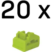 Lindy Cable Rj45 Port 20Pcs Green  47895 4002888478953