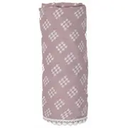 Lodger Swaddle Tribe Muslin kokvilnas autiņš, 120X120 cm, Rose Swt 107  8719033410930