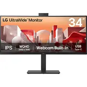 Monitor Lg 34Ba85Qe-B.aeu 86,72Cm 34Zoll Ips 3440X1440 219 300Cd/M2 5Ms 2Xhdmi Dp Usb  8806096207321
