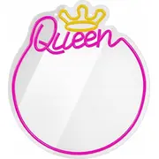 Neon Mirror Led Queen warm white pink Fmne04 Forever Light  5907457763036
