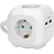 Orno Front Cub 4X2PZ, 2Xusb, 1.4M, White  Or-Ae-13144Gs/W 5908254816352