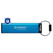 Pendrive Kingston Ironkey Keypad 200, 32 Gb  Ikkp200C/32Gb 0740617336634