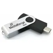 Pendrive Mediarange Memory Drive Flash Usb-C 16Gb/Mr1951  1432972 4260664879442