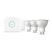 Philips Hue Wca Starter Kit 4.2W Gu10 3Pcs, Bridge, Switch  929003666510 8720169254503