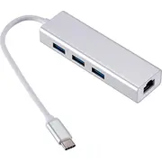 Rogerad15642 Usb-C Hub - Splitter 3 x Usb 3.0 / Rj45  4752168075944