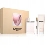 Set Burberry Her, Eau De Parfum, For Women, 100 ml  10 Moisturizing, Body Lotion, 75 Women 3616305628817