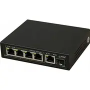 Sfg64F1Wp Pulsar Switch Poe 6-Portowy Gigabit Ethernet 4Xpoe 1Xrj45 1Xsfp 60W bez zasilacza  5902135321003