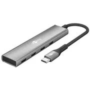 Slim 4-Portowy koncentrator Usb, Usb-Cusb-C, 5 Gbit/S  76564 4040849765643