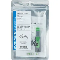 Smartkeeper Mini Usb Port Lock Type C 4 - 1X klíč  4X záslepka, zelená Cl04Pkgn 8809534691690