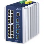 Switch Planet Ip30 Industrial L3 16-Port Zarządzany Gigabit Ethernet 10/100/1000 Aluminium,  Igs-6325-16T4X 4711605287425