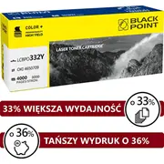 Toner Black  Lcbpoc332Y Yellow Zamiennik 46508709 Bloki332Yebw 5907625627658