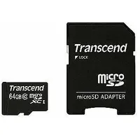 Transcend microSDXC  64Gb Class 10 Sd Ts64Gusdxc10 0760557833673 171292
