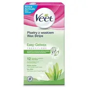 Veet Plastry do depilacji z  suchej 12 szt 8410104511340