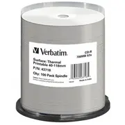 Verbatim Cd-R 700 Mb 52X 100  43718 0023942437185