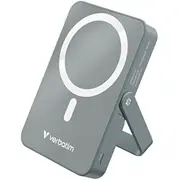 Verbatim Power Bank ar statīvu mag.wireless 10000Ma pelēks 32268  0023942322689 138737