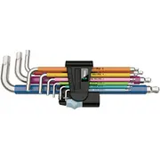Wera 3950/9 Hex-Plus Multicolour Stainless 1 L-Key set, metric  05022669001 4013288185211 439525