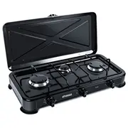 Promis Kg300C 3-Burner gas cooker, black  5902497550929 Agdpmsktu0004