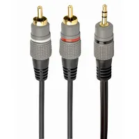 Cable Audio 3.5Mm To 2Rca 1.5M/Gold Cca-352-1.5M Gembird  8716309104760