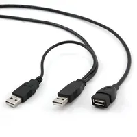 Cable Usb2 Dual Extension Amaf/0.9M Ccp-Usb22-Amaf-3 Gembird  8716309065641