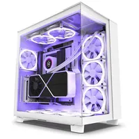 Case Nzxt H9 Elite Miditower product features Transparent panel Not included Atx Microatx Miniitx Colour White Cm-H91Ew-01 