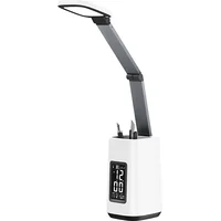 Activejet Aje-Technic Led desk lamp with display white  5901443120698 Oswacjlan0097