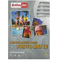 Activejet Papier foto drui A4 Ap4125M100  5901443015666