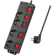 zasilająca Logilink przeciwprzepięciowa 4 a 1.5 m  Lps251 4052792060584
