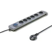 Qoltec Surge protector 6 sockets, 5M  50199 5901878501994 Alqolpe00050199
