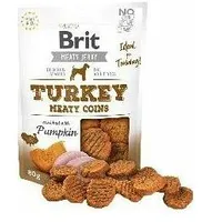 Brit Jerky Turkey Meaty Coins -  przysmakszczeniąt 80G Brit-Jerky-09-80 8595602544530