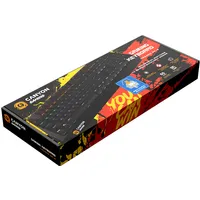 Canyon  Hazard Gk-6, Wired multimedia gaming keyboard with lighting effect, 108Pcs rainbow Led, Numbers 104Keys, En double injection layout, cable length 1.8M, 450.5163.742Mm, 0.90Kg, color black Cnd-Skb6-Us 5291485004910
