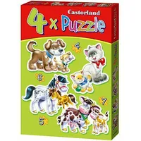 Castorland Puzzle 4X Each One its Small 04218  5904438004218