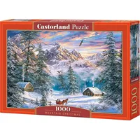 Castorland Puzzle 1000 Mountain Christmas 372008  5904438104680