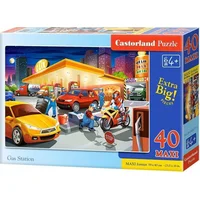 Castorland Puzzle Maxi 40 Gas Station 464013  5904438040377
