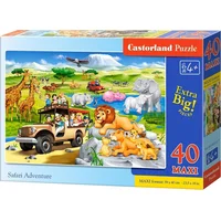 Castorland Puzzle 40 Maxi Safari Adventure 342913  5904438040322