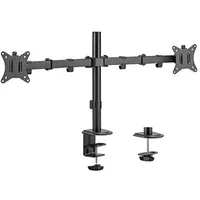 Adjustable desk 2-Display mounting arm Rotate, tilt, swivel, 17 inches-32 inches, up to 9 kg  Ajgemm000000009 8716309126076 Ma-D2-01