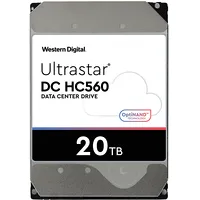 Western Digital Hdd Server Wd/Hgst Ultrastar Dc Hc560 3.5, 20Tb, 512Mb, 7200 Rpm, Sata 6Gb/S, 512E Se Np3, Sku 0F38785  Wuh722020Ble6L4