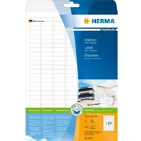 Herma Etykiety Premium A4, ,  matowy, 4725 zaokrąglone narożmiki 4333 4008705043335 164565