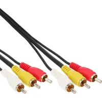 Kabel Inline Rca Cinch x3 - 10M  89610 4043718070107