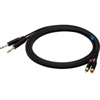 Kabel Ssq Jack 6.3 mm x2 - Rca Cinch 2M  Ss-1428 5907688758801
