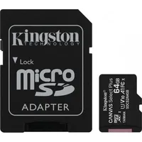 Karta Kingston Canvas Select Plus Microsdxc 64 Gb Class 10 Uhs-I/U1 A1 V10 Sdcs2/64Gb  740617298697