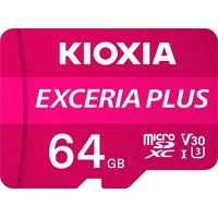 Karta Kioxia Exceria Plus Microsdxc 64 Gb Class 10 Uhs-I/U3 A1 V30 Lmpl1M064Gg2  4582563851009