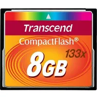 Karta Transcend 133X Compact Flash 8 Gb  Ts8Gcf133 760557810322